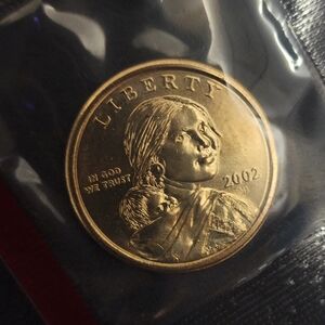 2002 Gold-Toned Liberty Coin